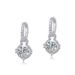 Brilliant Moissanite Two Piece Earrings For Women S925 Silver Full Of Colored Gemstones High End Earrings Light Luxury Fashion_ipsvogv.com
