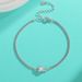 S925 Silver Moissanite Classic Single Diamond Bubble 50 Points 1 Carat Simple Fashion Diamond Bracelet Rose Gold Plated_ipsvogv.com