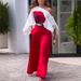 Women's Wide Leg Pants Suit Women's Clothing_ipsvogv.com