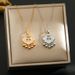 The Same Chinese Style Long-life Lock Pendant Titanium Steel Necklace For Women Is Versatile And Small In Design._ipsvogv.com