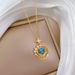 】 Star 【 Moon Planet Fashion Light Luxury Charm Gorgeous Full Diamond Necklace Women's Versatile Clavicle Chain Titanium 【 】_ipsvogv.com