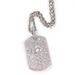 Men's Jewelry Hip Hop Full Diamond Cross Square Pendant Copper Material Personality Geometric Pendant Necklace Jewelry_ipsvogv.com