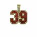 Hot Selling New Product: Digital Square Sugar Glass Red Diamond 39 Alloy Pendant, Hip Hop Cuban Chain Necklace,_ipsvogv.com