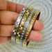 Women’s Jewelry Set Fashion Electroplated Titanium Steel Green Zircon Big Brand Diamond Checkerboard Design Bracelet Stacking Bracelet_ipsvogv.com