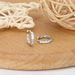 Luxuriou S Terling Ilver INS Minimalit Micro Inlaid Zircon With Ear Loop Buckle, Fahionable And Veratile_ipsvogv.com