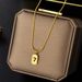 Titanium steel snake bone chain lucky square brand hollow number 7 necklace trendy female ins temperament wholesale collarbone chain new style_ipsvogv.com