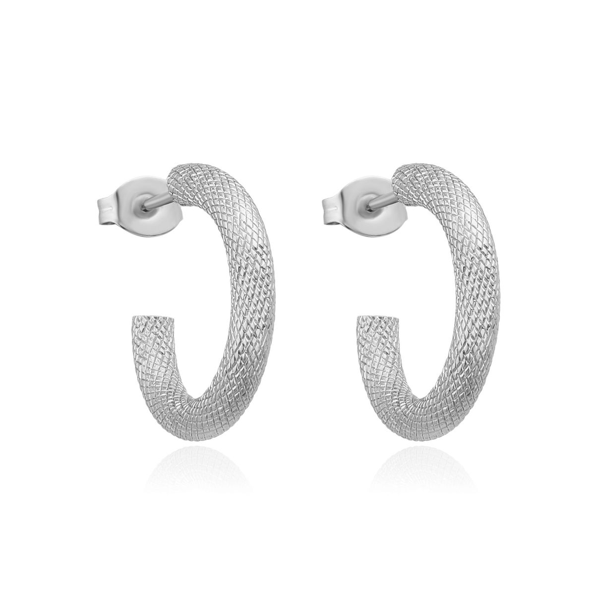 Unisex Thick Circle C Shaped Earrings Exaggerated Earrings New Trend Earrings Female Personality Simple_ipsvogv.com
