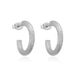 Unisex Thick Circle C Shaped Earrings Exaggerated Earrings New Trend Earrings Female Personality Simple_ipsvogv.com