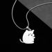 New arrival new patchwork style hug kitten puppy couple girlfriends cute cartoon men and women stainless steel necklace_ipsvogv.com