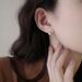 Women's Jewelry Retro One Piece Two Wear Pearl Earrings Light Luxury High End Design Fashion Temperament Unique Commuter Earrings_ipsvogv.com