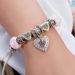 Hot selling new bracelet Pink colored glaze crown beads DIY love pendant bracelet_ipsvogv.com