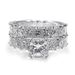 Cao Shi's Design Feel Internet Celebrity Handmade Simulation Zircon Double Layer Ring Set_ipsvogv.com