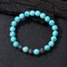 Men's Jewelry Stainless Steel Cross Flower With Turquoise Bracelet Jewelry Men's Niche Women's Jewelry_ipsvogv.com