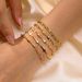 Women's Jewelry Simple Stainless Steel K Gold Five Pointed Star Bracelet Jewelry_ipsvogv.com