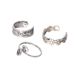 New Flower Totem Pattern Open Summer Versatile Joint Beach Foot Ring Set Of 3_ipsvogv.com
