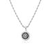 Gold Round Ancient Coin Inlaid Necklace For Men And Women, High End And Versatile Sweater Chain, Waterproof And Sweat Proof, No Fading_ipsvogv.com