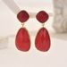 Geometric women's style with personalized inlay design, niche high-end feeling, versatile earrings_ipsvogv.com