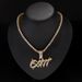 Personalized New Product 3D Full Diamond Flame Letter GOTIT Pendant Hip Hop Street Rap Jewelry For Men_ipsvogv.com