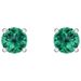 Cat's Eye Four Claw Earrings For Women Elements Round Single Diamond Earrings For Women_ipsvogv.com