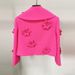Women's Clothing Star Fashion Fluorescent Series Heavy duty Three dimensional Flower Decorated Short Suit Jacket_ipsvogv.com