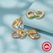 S925 Sterling Silver Ins Style Diamond Earrings Earrings Light Luxury Color Diamond High End Ear Jewelry_ipsvogv.com