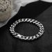 Hip Hop Titanium Steel Cuban Chain 12MM Hexagonal Polished Bracelet New Style_ipsvogv.com