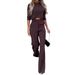 Women's Clothing Fashion casual suit women's two-piece suit women's wear_ipsvogv.com