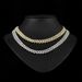 11mm Hiphop Necklace, Hip-hop Street Dance Full Diamond Cuban Chain Jewelry_ipsvogv.com