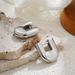 Unisex Simple Geometric U Shaped Earrings For Women With Cold Temperament Metal Niche Versatile Earrings_ipsvogv.com