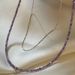 mud Summer Taro Girl Colorful Bead Zircon Pendant ! With White Crystal Collarbone Chain, Dreamy Purple Necklace Chain,_ipsvogv.com