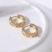 Cao Shifeng's Light Luxury Fashion French Gold Earrings, Female Temperament Goddess Style Earrings_ipsvogv.com