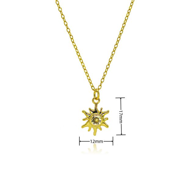 Moon Eye Pendant Necklace - Tribal Pattern With Zircon Inlay, Elegant Jewelry Accessory For Women & Men_ipsvogv.com