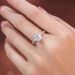 Moissanite Diamond One Carat Couple Proposal Six Claw Ring Imported Half Of The Country Gold Plated Female Ring_ipsvogv.com