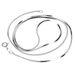 S Silver Snake Bone Chain Necklace For Women With Cold Indifferent Style, Naked Light Luxury And High Grade Feeling,_ipsvogv.com