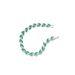 Fashionable And Luxury Small Willow Leaf Green Water Diamond Bracelet Handpiece_ipsvogv.com