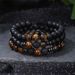 Hot Selling Men's Bracelet Tiger Eye Stone Elastic Braided Bracelet Set Essential Oil Aromatherapy Beads 3 Bracelets For Men_ipsvogv.com