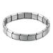 Stainless Italian Modular Square Elastic Splicing Titanium Steel Bracelet Watch Band Chain Versatile Unisex Wristband_ipsvogv.com