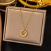 Internet Cold Style Chain Simple Korean Versatile Internet Celebrity Accessory Ring Collarbone Necklace For Women_ipsvogv.com
