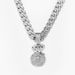 Niche Chinese Style Money Bag USD $symbol Pendant Street Hip-hop Full Diamond Personalized Cuban Chain Jewelry_ipsvogv.com