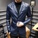 Men's Clothing Leather Suit Autumn New Casual Jacket Style Slim Lapel Leather Suit Leather Jacket Men's_ipsvogv.com