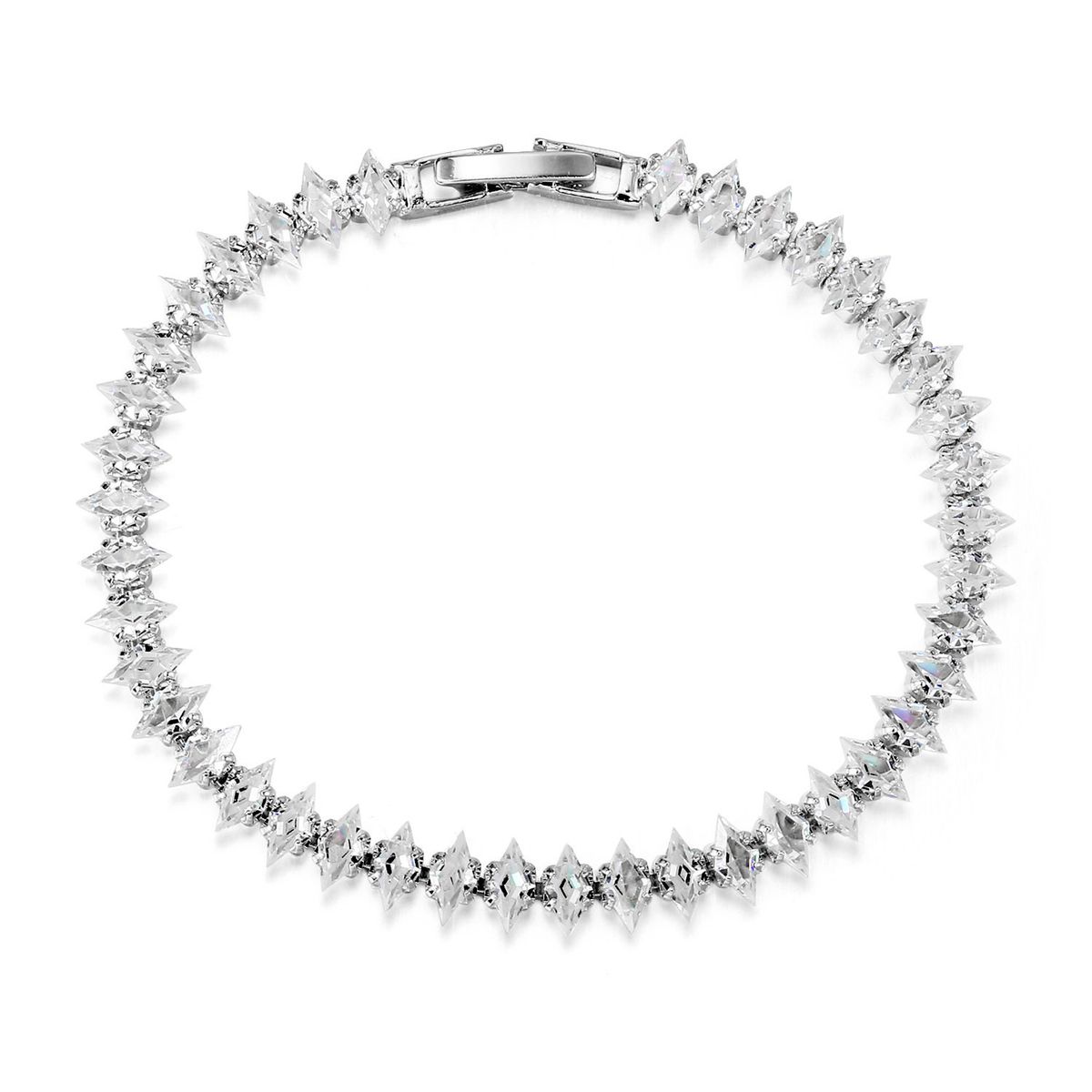 Unisex Fashion Full Diamond Diamond Tennis Bracelet Women Micro Inlaid Zircon Crystal Adjustable Bracelet Accessories_ipsvogv.com