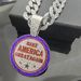 Hot Selling Make America Create AGAIN Round Alloy Pendant Necklace With Full Diamond Letters_ipsvogv.com