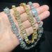 New Men And Women Hip Hop Necklace Inlaid Square Zircon Tennis Chain Gold And Silver Jewelry_ipsvogv.com
