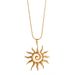 High End, Light Luxury, Minimalist Necklace, Stainless Steel, Sun Flower, Elegant And Versatile Collarbone Chain, Ins_ipsvogv.com