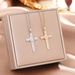 Titanium Steel Necklace, Madonna Cross Pendant, Personalized And Versatile, High-end Collarbone Chain Accessory_ipsvogv.com