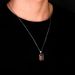 Square Natural Tiger Stone Pendant Solid Large Gem Pendant Personality Boyfriend Style Gift Autumn And Winter_ipsvogv.com