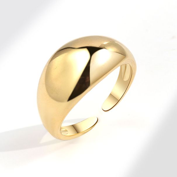 Hot Selling Round Smooth Open Men's High-end Hip-hop Niche Index Finger Personality Tail Ring Women_ipsvogv.com