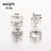 New Ring Personalized Snake Wings Skeleton Hand Hollowed 4-piece Set Handjewelry_ipsvogv.com