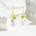 Small fresh countryside style flower ear, versatile and niche, hand woven colorful bell orchid design, high-end_ipsvogv.com