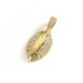 Hip Hop Fashion Full Diamond Rugby Alloy Pendant Square Sugar Cuban Tennis Fried Dough Twists Chain Men's Necklace_ipsvogv.com